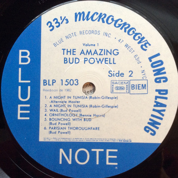 Bud Powell : The Amazing Bud Powell, Volume 1 (LP, Album, Mono, RE, RM)