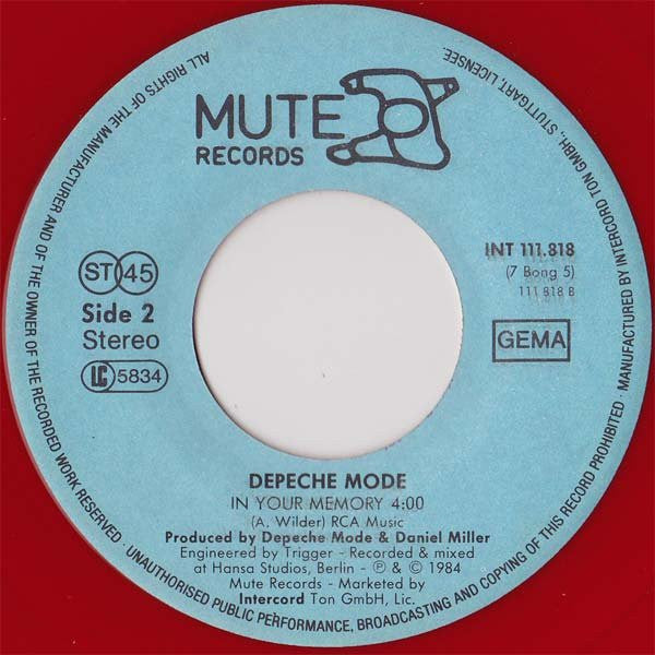 Depeche Mode : People Are People (7", Single, Red)