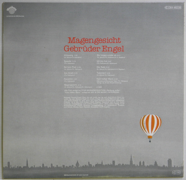 Gebrüder Engel : Magengesicht (LP, Album)