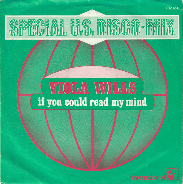 Viola Wills : If You Could Read My Mind (Special U.S. Disco-Mix) (7", Single, Whi)