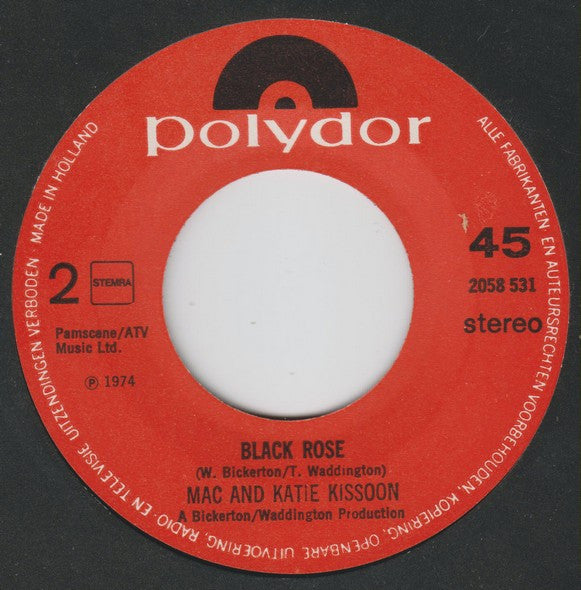 Mac And Katie Kissoon : Sugar Candy Kisses (7")