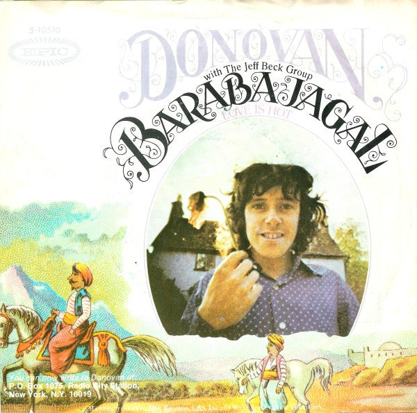 Donovan With Jeff Beck Group : Barabajagal (Love Is Hot) (7", Single)