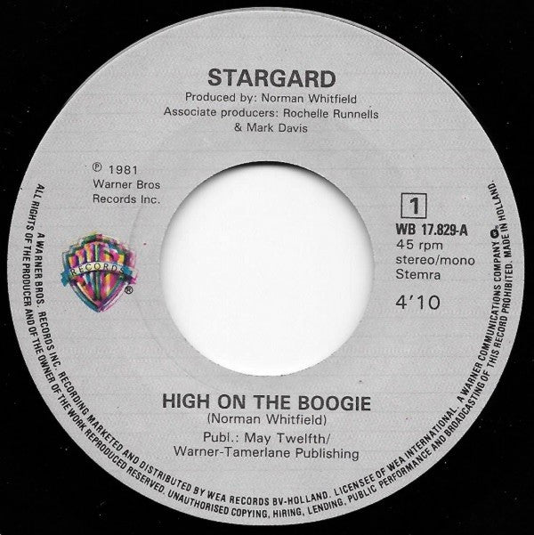 Stargard : High On The Boogie / Diary (7")