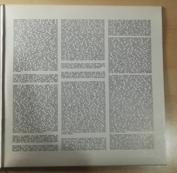 Albert Roussel - Orchestre National De L'ORTF, Jean Martinon : Le Festin De L'Araignée Op.17 - Petite Suite Op.39 (LP, Gat)