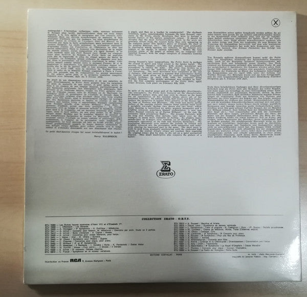 Albert Roussel - Orchestre National De L'ORTF, Jean Martinon : Le Festin De L'Araignée Op.17 - Petite Suite Op.39 (LP, Gat)