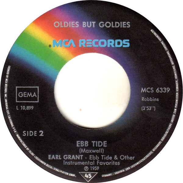 Earl Grant : The End / Ebb Tide (7", Single)