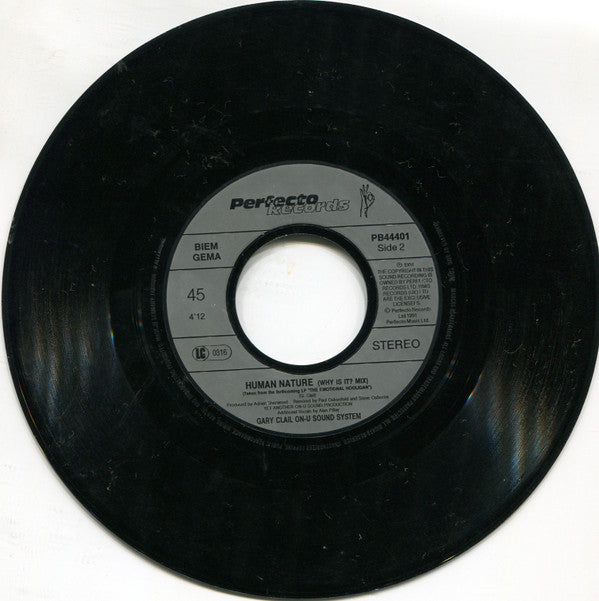 Gary Clail On-U Sound System* : Human Nature (7", Single)