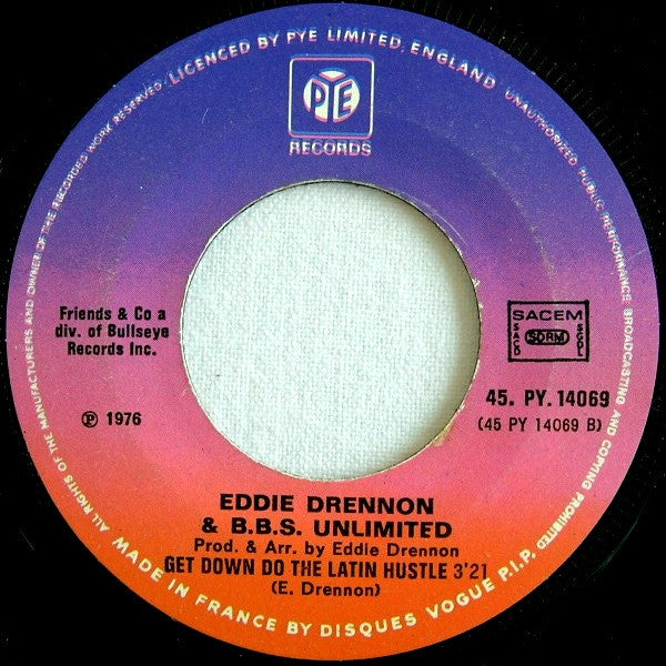 Eddie Drennon & The B.B.S. Unlimited : Let's Do The Latin Hustle (7", Single)