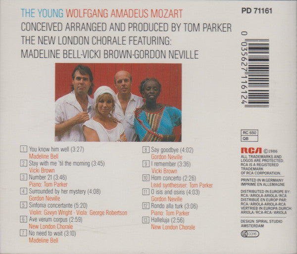 New London Chorale : The Young Wolfgang Amadeus Mozart (CD)