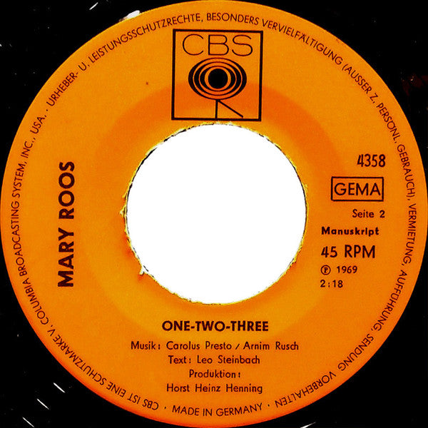 Mary Roos : Alles Rutscht Mir Aus Den Händen (7", Single)