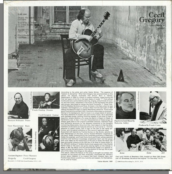 Cecil Gregory (2) : Everybody's Gone (LP, Album)