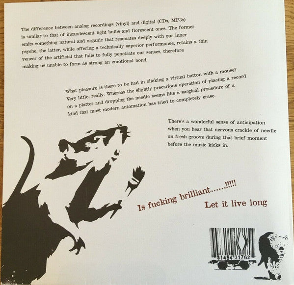 Banksy : The Banksy Years (12", Ltd, Unofficial, Ora)