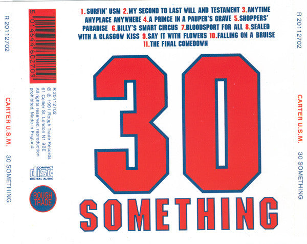 Carter The Unstoppable Sex Machine : 30 Something (CD, Album)