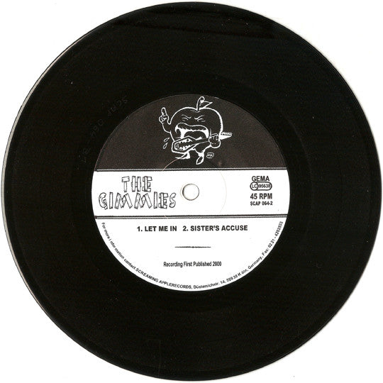 The Gimmies : Get It Right Now E.P. (7", EP)