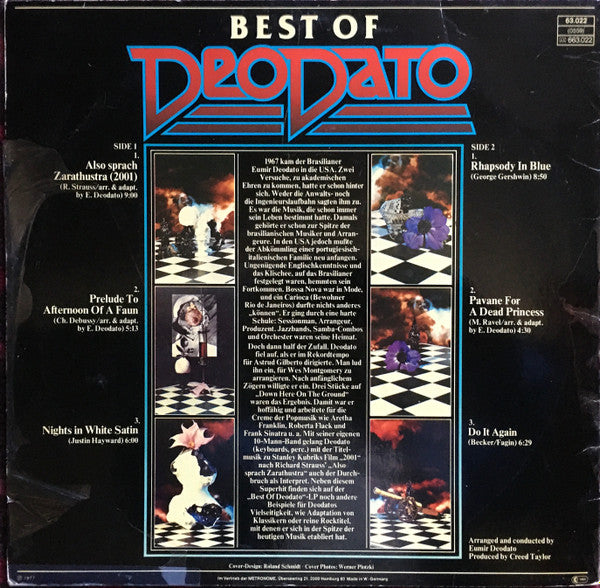 Deodato* : Best Of Deodato (LP, Comp, RE)