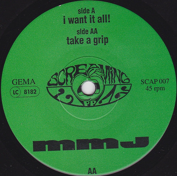 The Mild Mannered Janitors : I Want It All! (7", Single)
