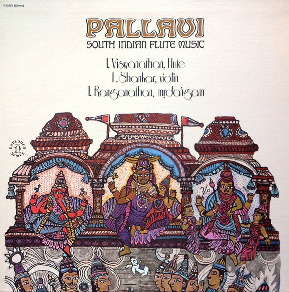 T. Viswanathan*, L. Shankar*, T. Ranganathan* : Pallavi/South Indian Flute Music (LP, Album, RE)
