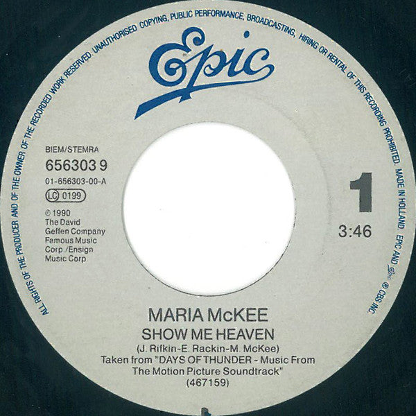 Maria McKee : Show Me Heaven (7", Single)