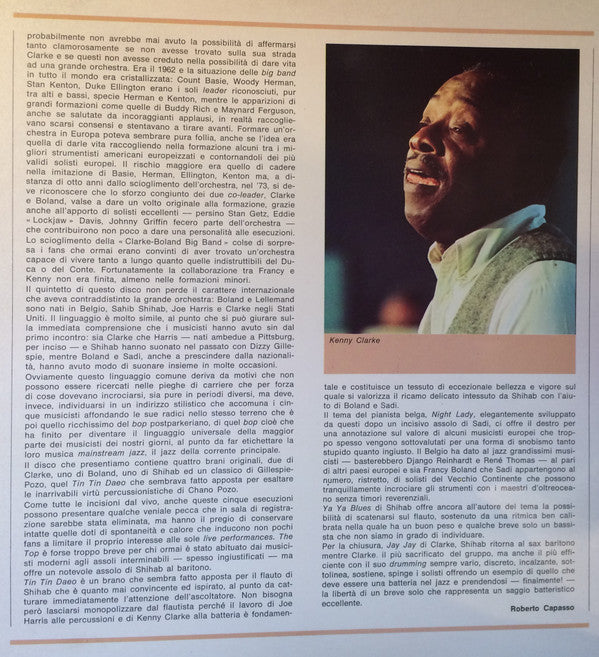 Kenny Clarke / Joe Harris (3) / Sahib Shihab / Francy Boland / The Kenny Clarke - Francy Boland Quintet* : I Giganti Del Jazz Vol. 37 (LP, Mono)