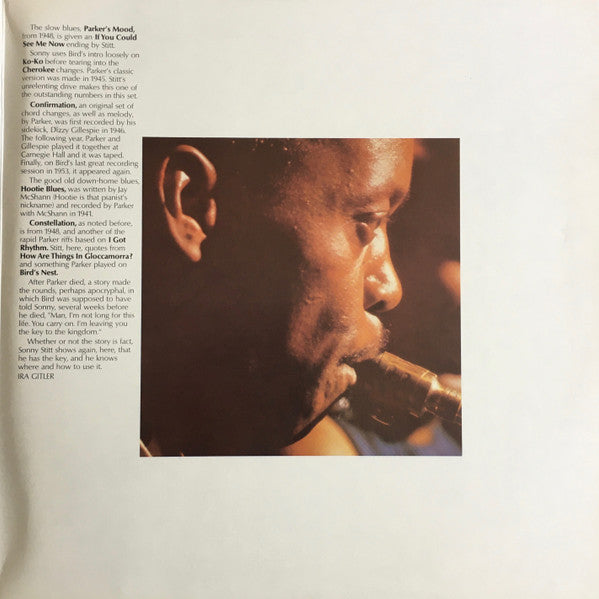 Sonny Stitt : Stitt Plays Bird (LP, Album, RE)