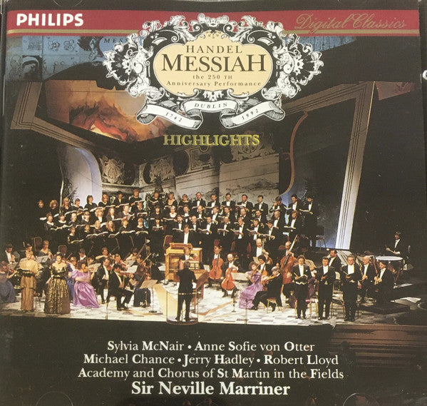 Sir Neville Marriner Conducts The Academy Of St. Martin-in-the-Fields From Georg Friedrich Händel : Messiah - Highlights (CD)