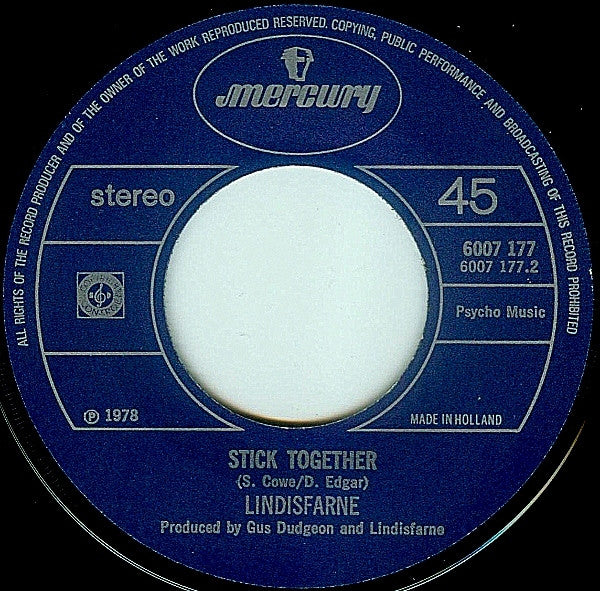 Lindisfarne : Run For Home (7", Single)