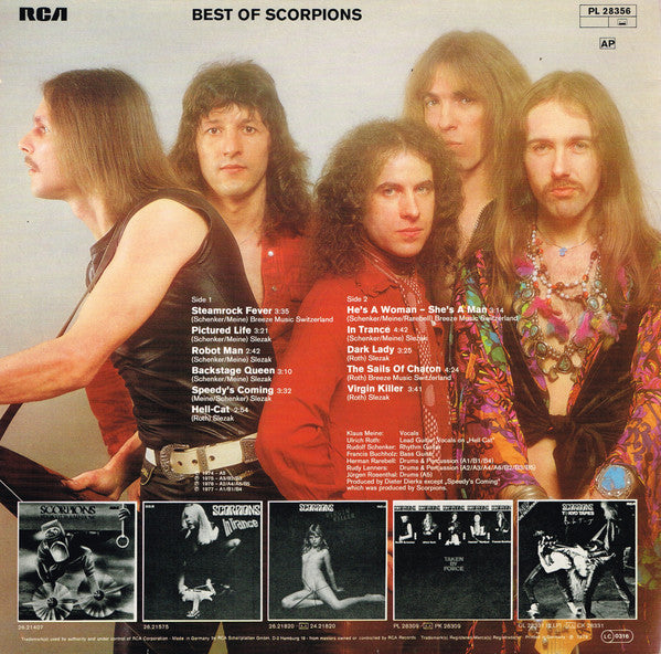 Scorpions : Best Of Scorpions (LP, Comp)