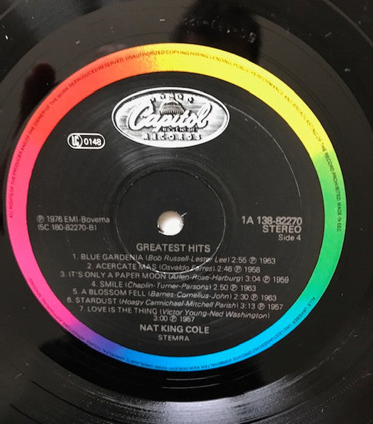Nat King Cole : Greatest Hits (2xLP, Comp, Bla)