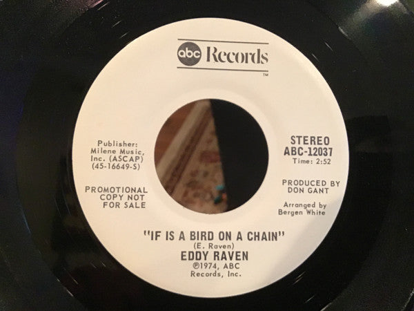 Eddy Raven : “Ain’t She Somethin’ Else” (7", Promo)