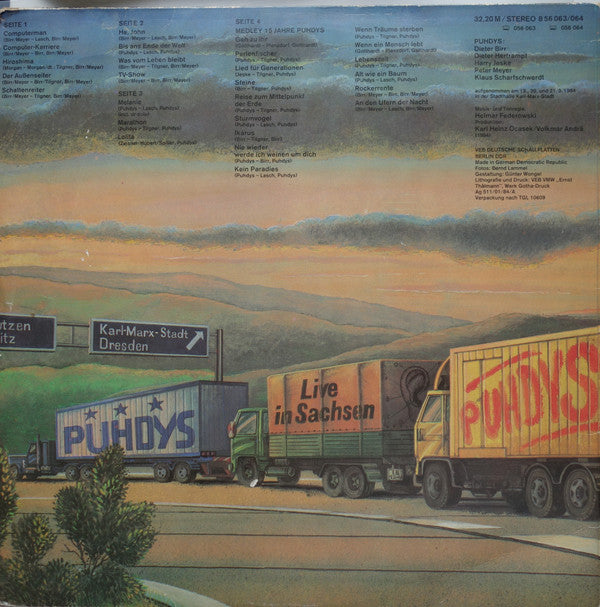Puhdys : Puhdys 13 (Live In Sachsen) (2xLP, Album)