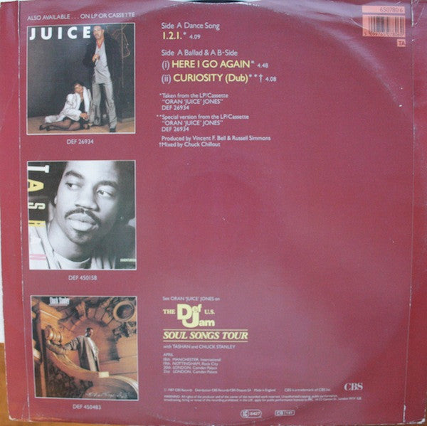 Oran 'Juice' Jones : 1.2.1. (12")