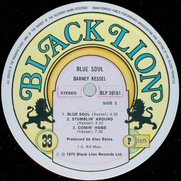 Barney Kessel : Blue Soul (LP, Album)