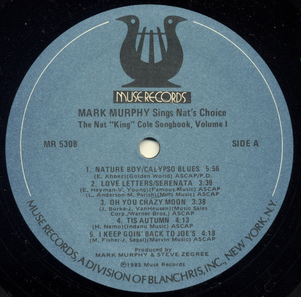 Mark Murphy : Mark Murphy Sings The Nat King Cole Songbook Volume One (LP)
