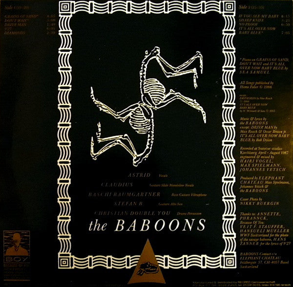 The Baboons : The Baboons (LP, Album)
