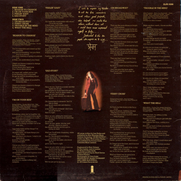 Jess Roden : Jess Roden (LP, Album)