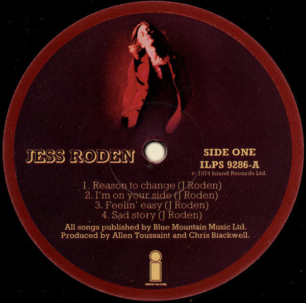 Jess Roden : Jess Roden (LP, Album)
