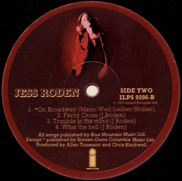 Jess Roden : Jess Roden (LP, Album)