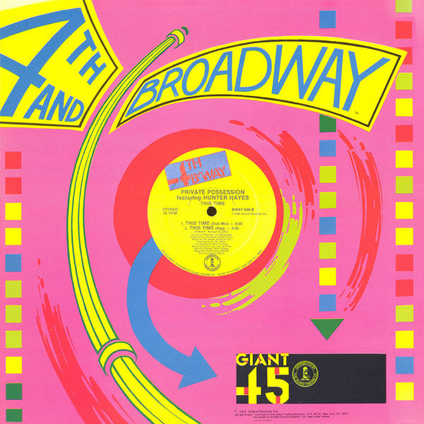 Private Possession Featuring Hunter Hayes : This Time (12")