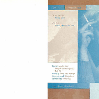 Juniper (2) : You Don't Hide So Well (7", Single, Blu)