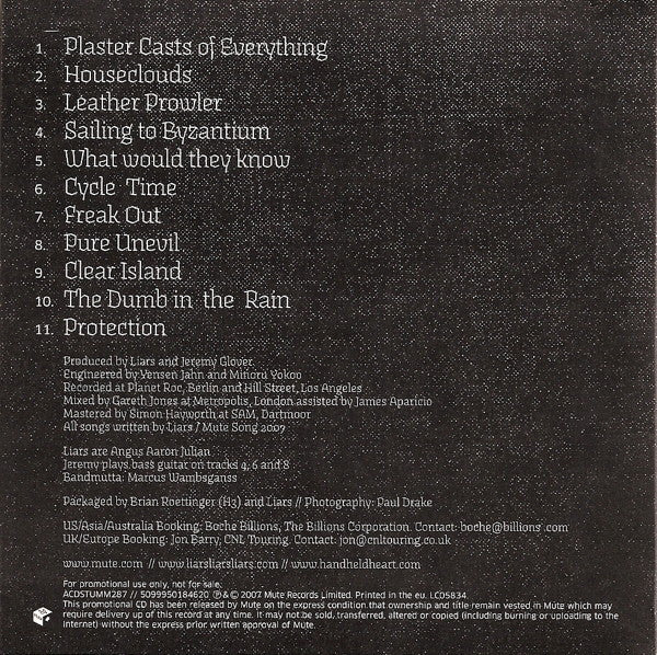 Liars : Liars (CD, Album, Promo)