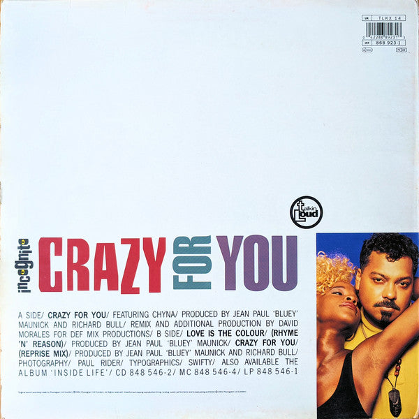 Incognito : Crazy For You (12")
