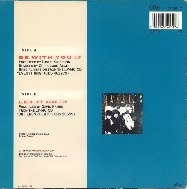 Bangles : Be With You (7", Single)