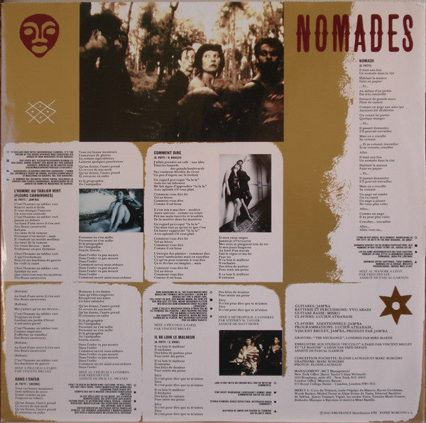 Guesch Patti & Encore : Nomades (LP, Album)