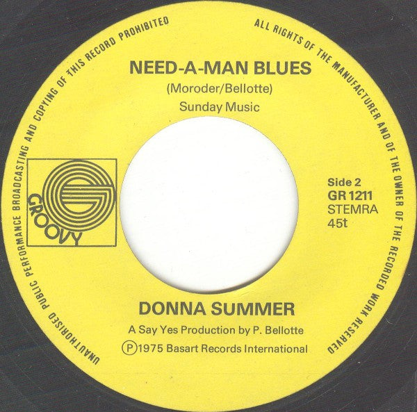 Donna Summer : Love To Love You (7", Single)