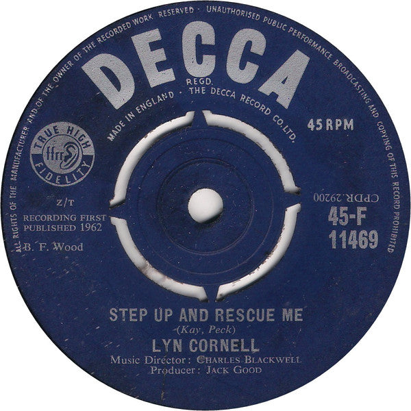 Lyn Cornell* : I Sold My Heart To The Junk Man (7", Single)