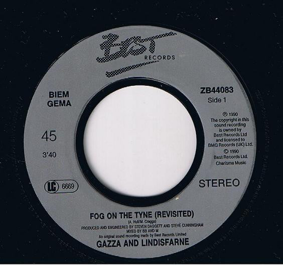 Paul Gascoigne And Lindisfarne : Fog On The Tyne (Revisited) (7", Single)