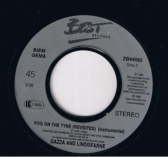 Paul Gascoigne And Lindisfarne : Fog On The Tyne (Revisited) (7", Single)