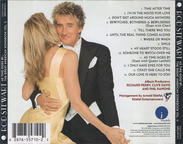 Rod Stewart : As Time Goes By... The Great American Songbook Vol. II (CD, Album, Son)