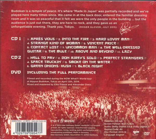Deep Purple : ...To The Rising Sun (In Tokyo) (2xCD + DVD-V)