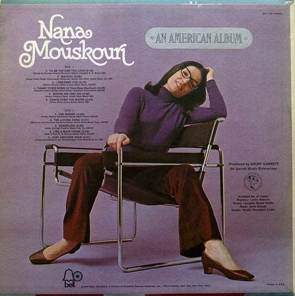 Nana Mouskouri : An American Album (LP)